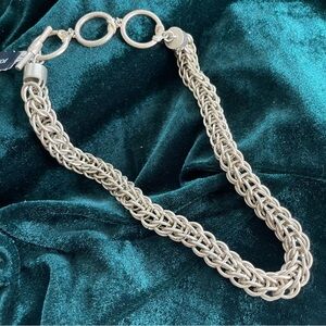 Vintage Silvertone Chain Necklace